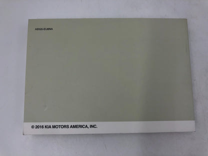 2017 Kia Optima Owners Manual Set with Case OEM B02B55007