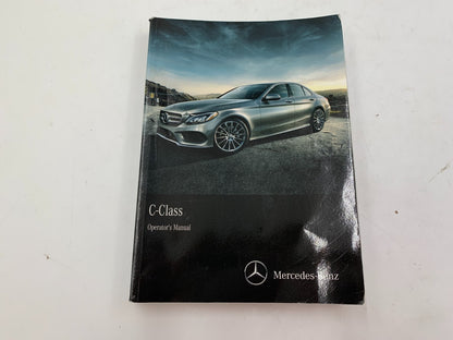 2016 Mercedes-Benz C Class Owners Manual Set with Case OEM B02B22043