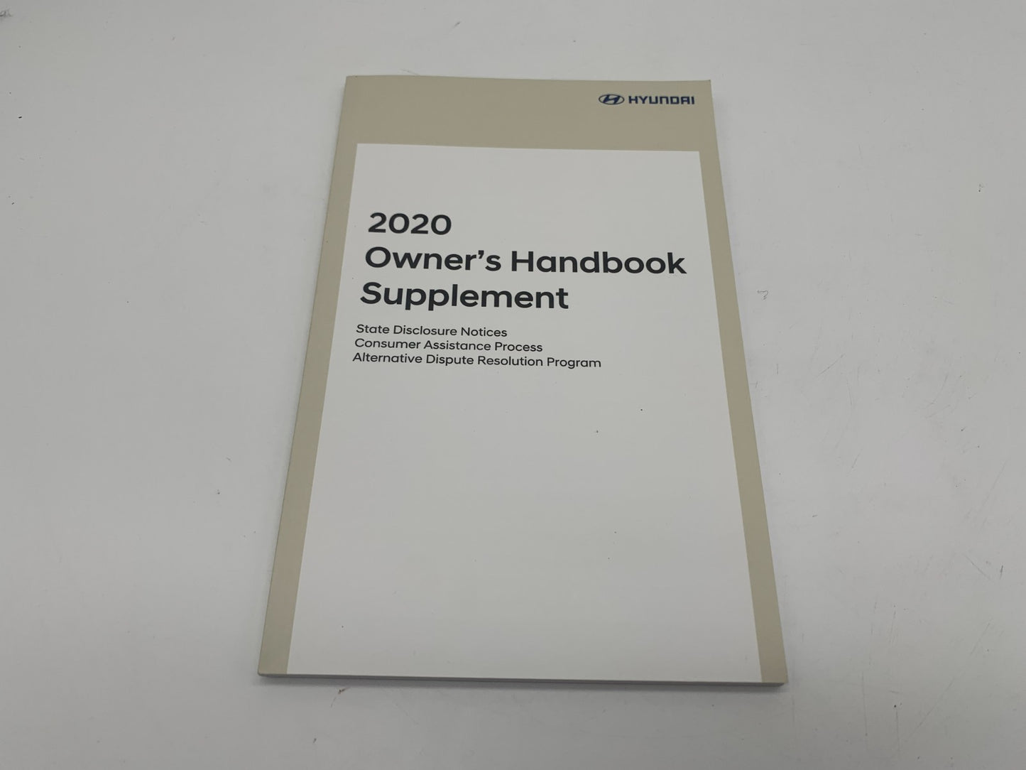 2020 Hyundai Santa FE Owners Manual Set with Case OEM A02B44052