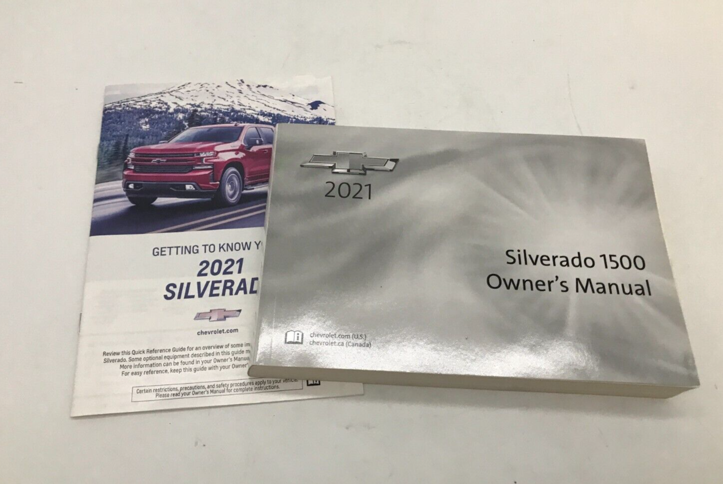 2021 Chevrolet Silverado 1500 Owners Manual Set OEM C04B36009