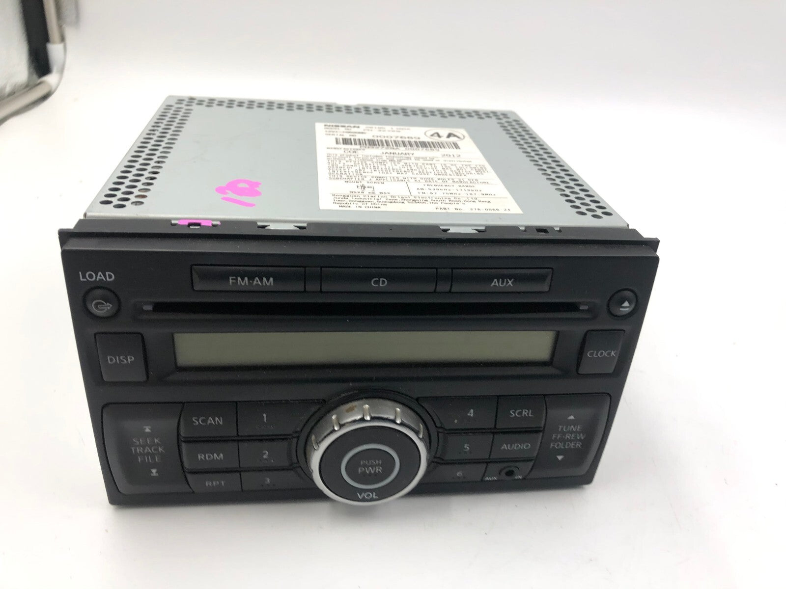 2011-2013 Nissan Quest AM FM Radio CD Player Receiver OEM C03B53017