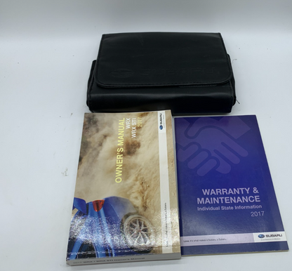2017 Subaru WRX Owners Manual with Case OEM A02B50054