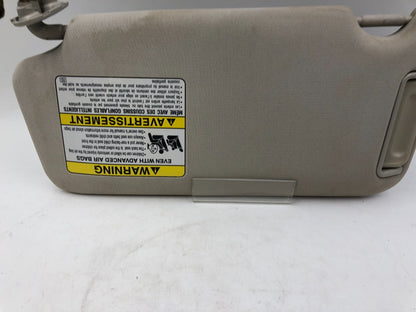 2010-2014 Subaru Legacy Passenger Sun Visor Gray Illuminated OEM B04B30009
