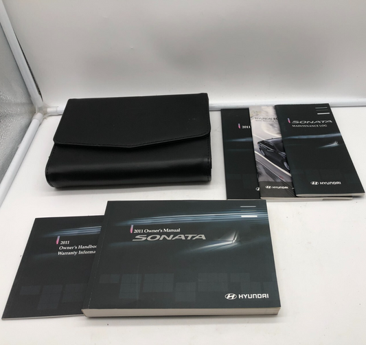 2011 Hyundai Sonata Owners Manual Set with Case OEM D04B70011