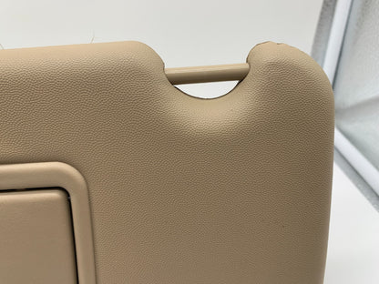 2003-2007 Cadillac CTS Driver Sun Visor Beige Illuminated OEM A01B40012