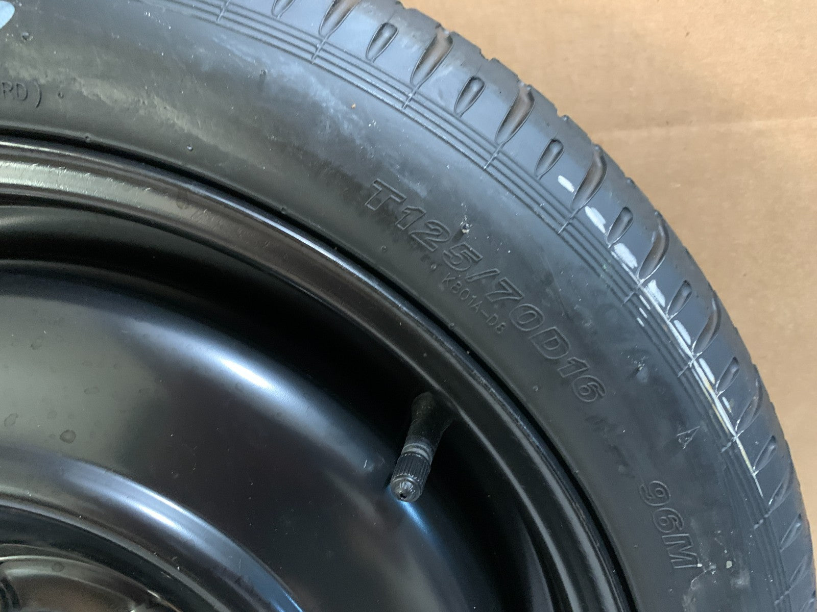 2014-2018 Mazda 3 Mazda3 16" Spare Tire Compact Donut T125/70D16