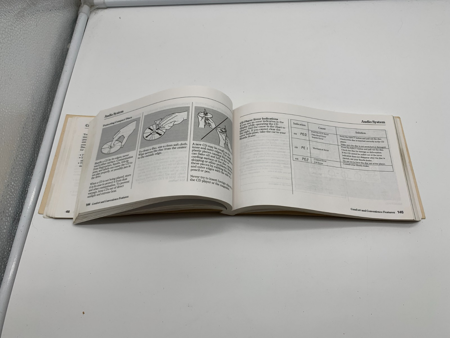 1999 Honda Accord Owners Manual Guide OEM