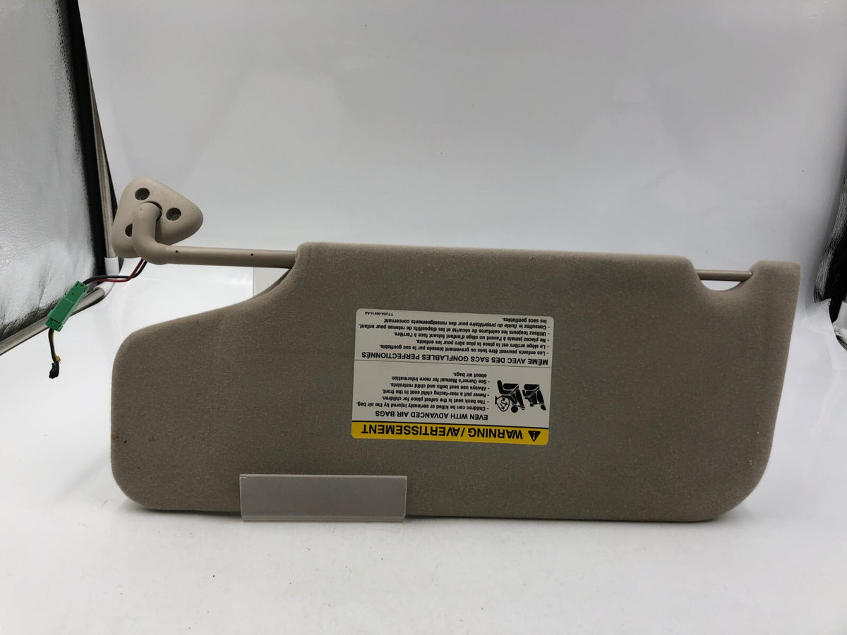 2008-2009 Mercury Sable Passenger Sun Visor Tan Illuminated OEM B02B29003