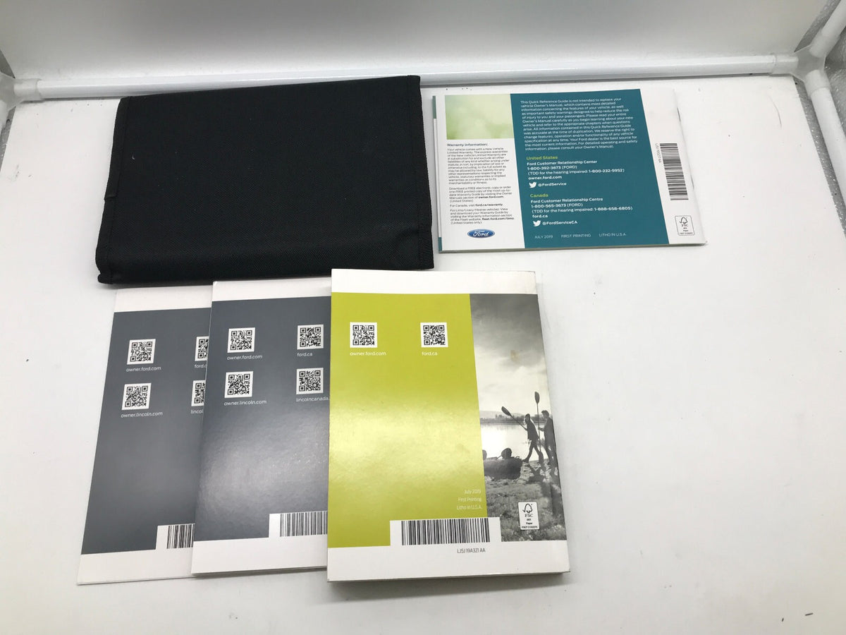 2020 Ford Escape Owners Manual Set with Case OEM R01B09014