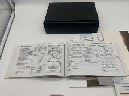 2014 Subaru Legacy Outback Owners Manual Set with Case OEM A02B50024