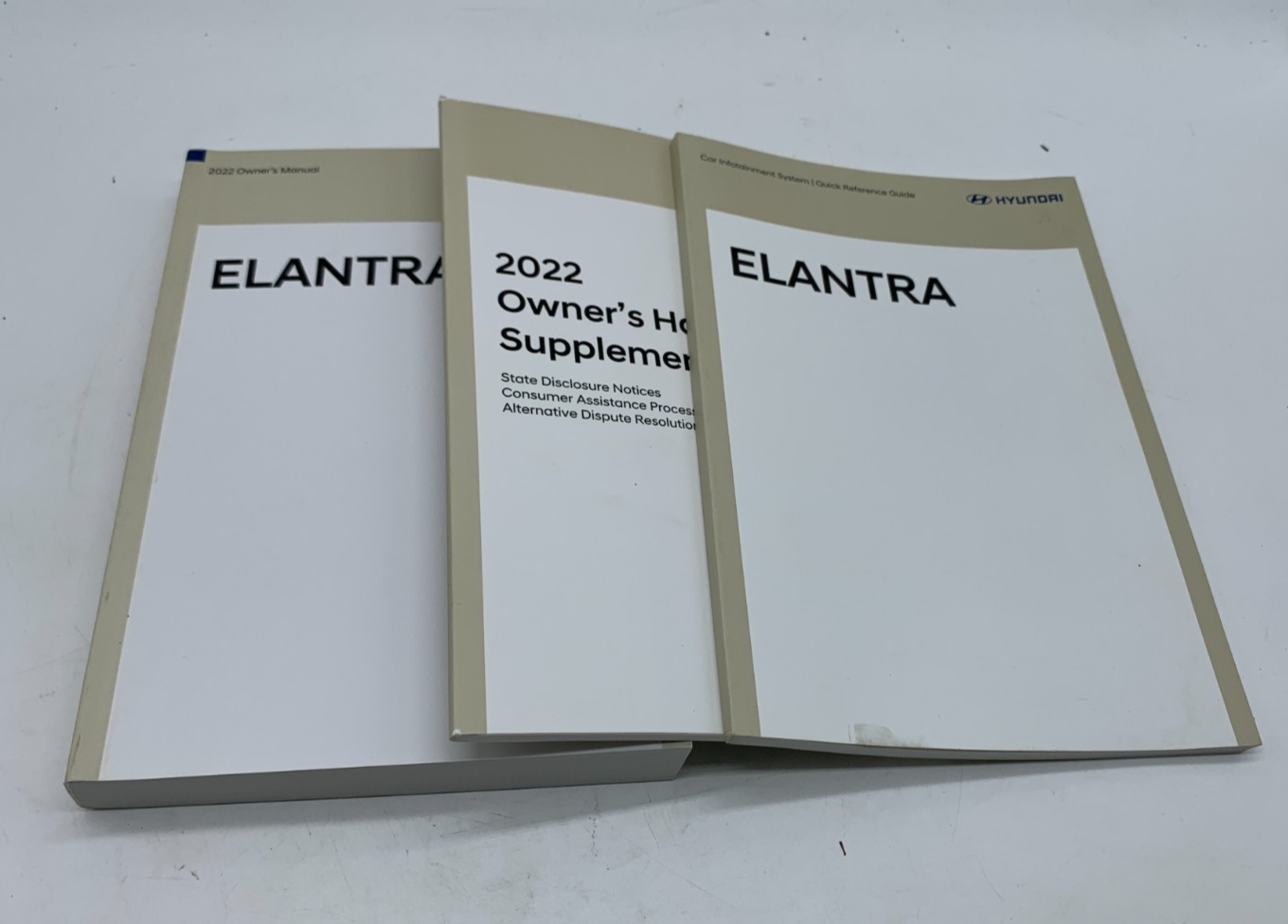 2021 Hyundai Elantra Owners Manual Set OEM A04B06006