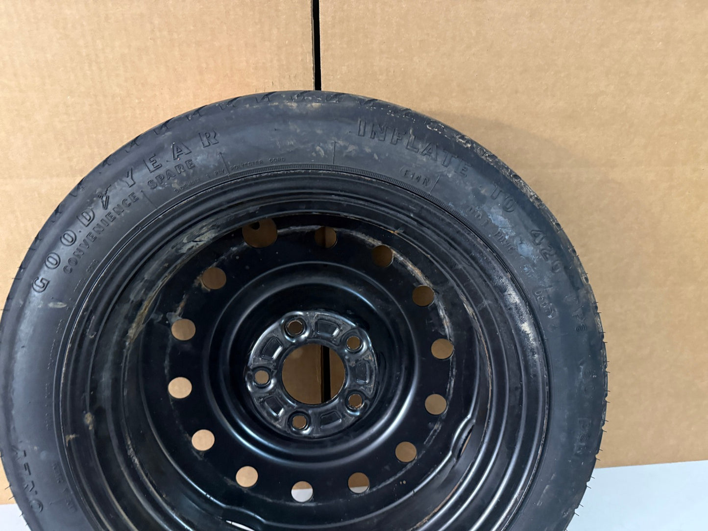 2003-2007 Cadillac CTS Spare Tire 16" Compact Donut with Jack Kit T125/70R16 OEM