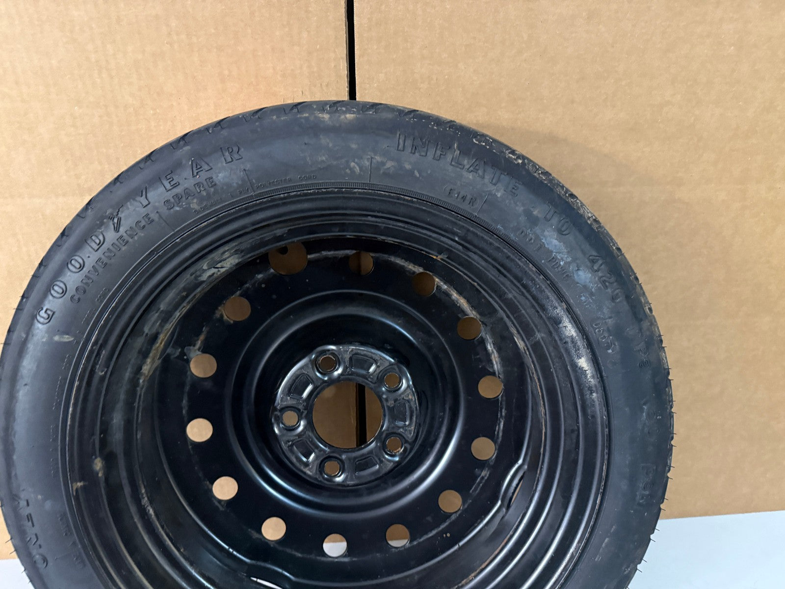2003-2007 Cadillac CTS Spare Tire 16" Compact Donut with Jack Kit T125/70R16 OEM