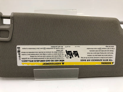 2013 Cadillac ATS Driver Sun Visor Gray Illuminated OEM B03B52082