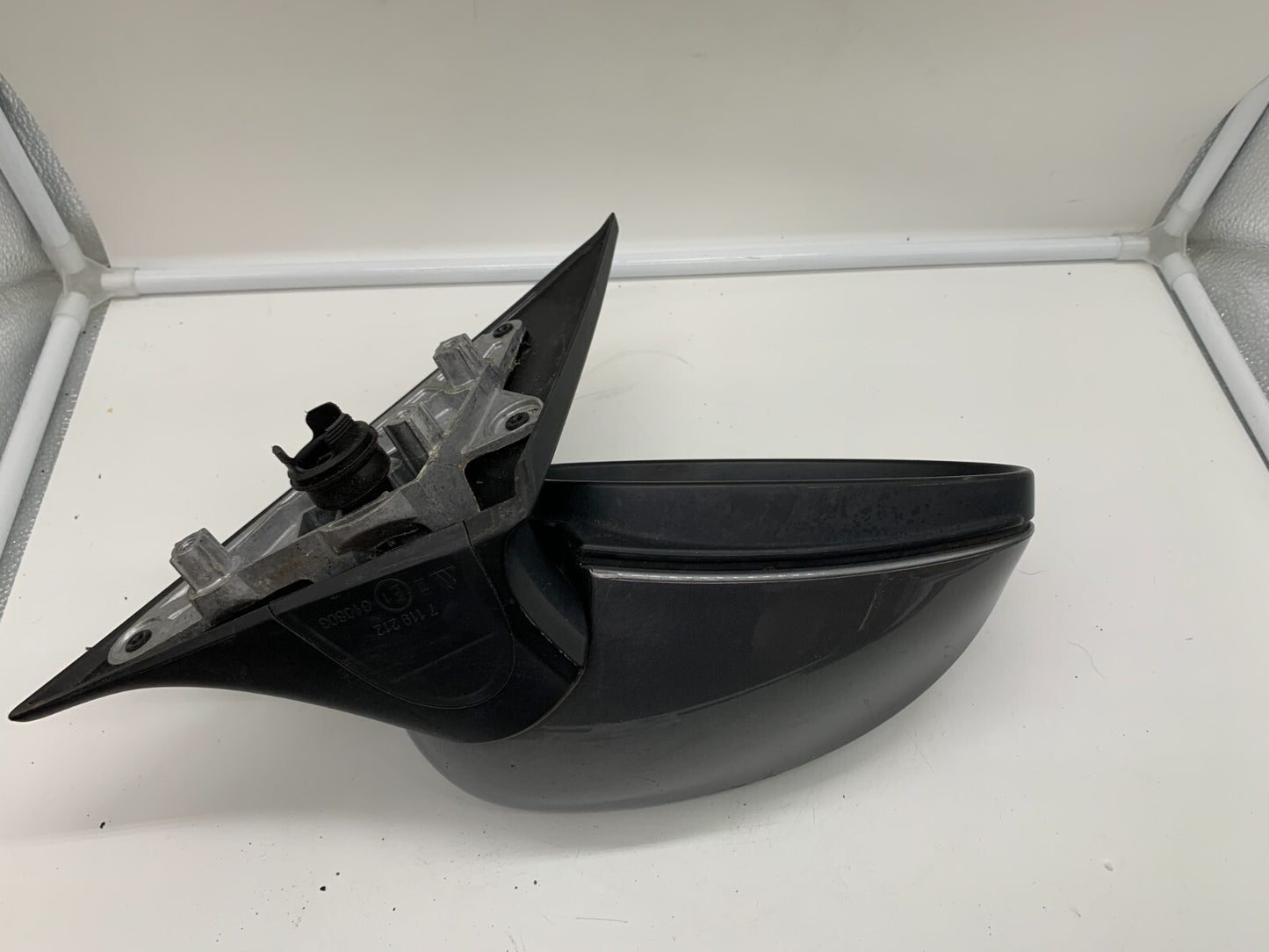 2007-2009 BMW 328i Coupe Passenger Side View Power Door Mirror Gray C03B68003