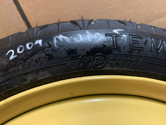 2006-2017 Mazda 5 Mazda5 16" Spare Tire Wheel Compact Emergency Donut T125/70D16