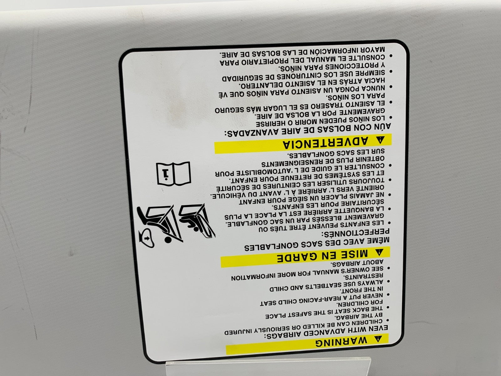 2015-2022 Jeep Commander Passenger Sun Visor Gray Illumination OEM A04B10011