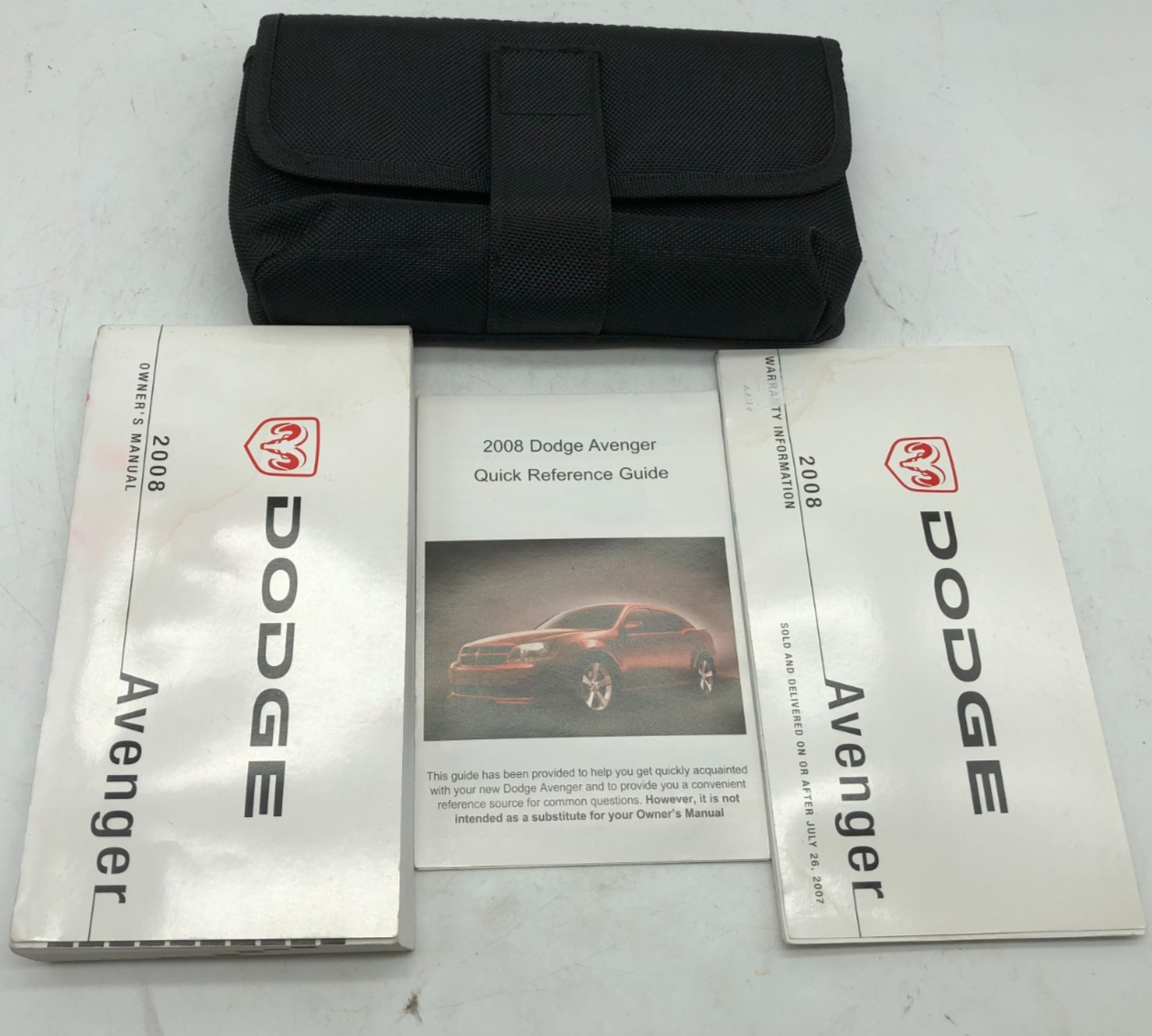 2008 Dodge Avenger Owners Manual Set with Case OEM B01B35008