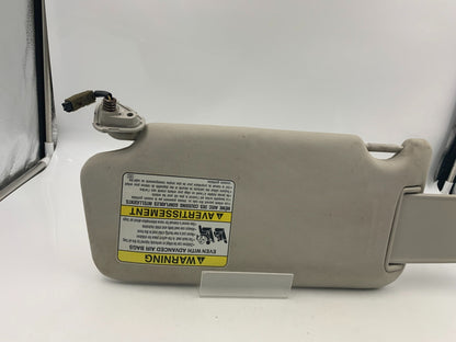 2010-2014 Subaru Legacy Passenger Sun Visor Gray Illuminated OEM E03B54057