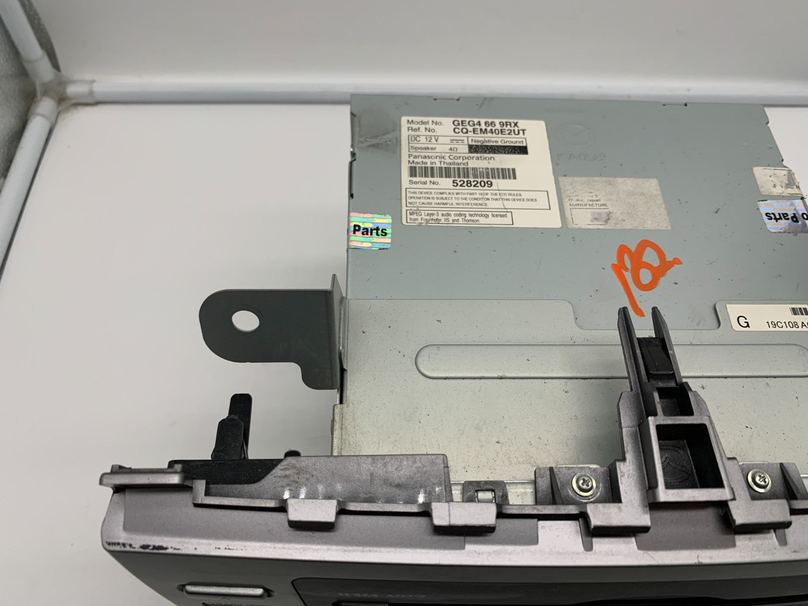 2011-2013 Mazda 6 AM FM CD Player Radio Receiver OEM B04B25010