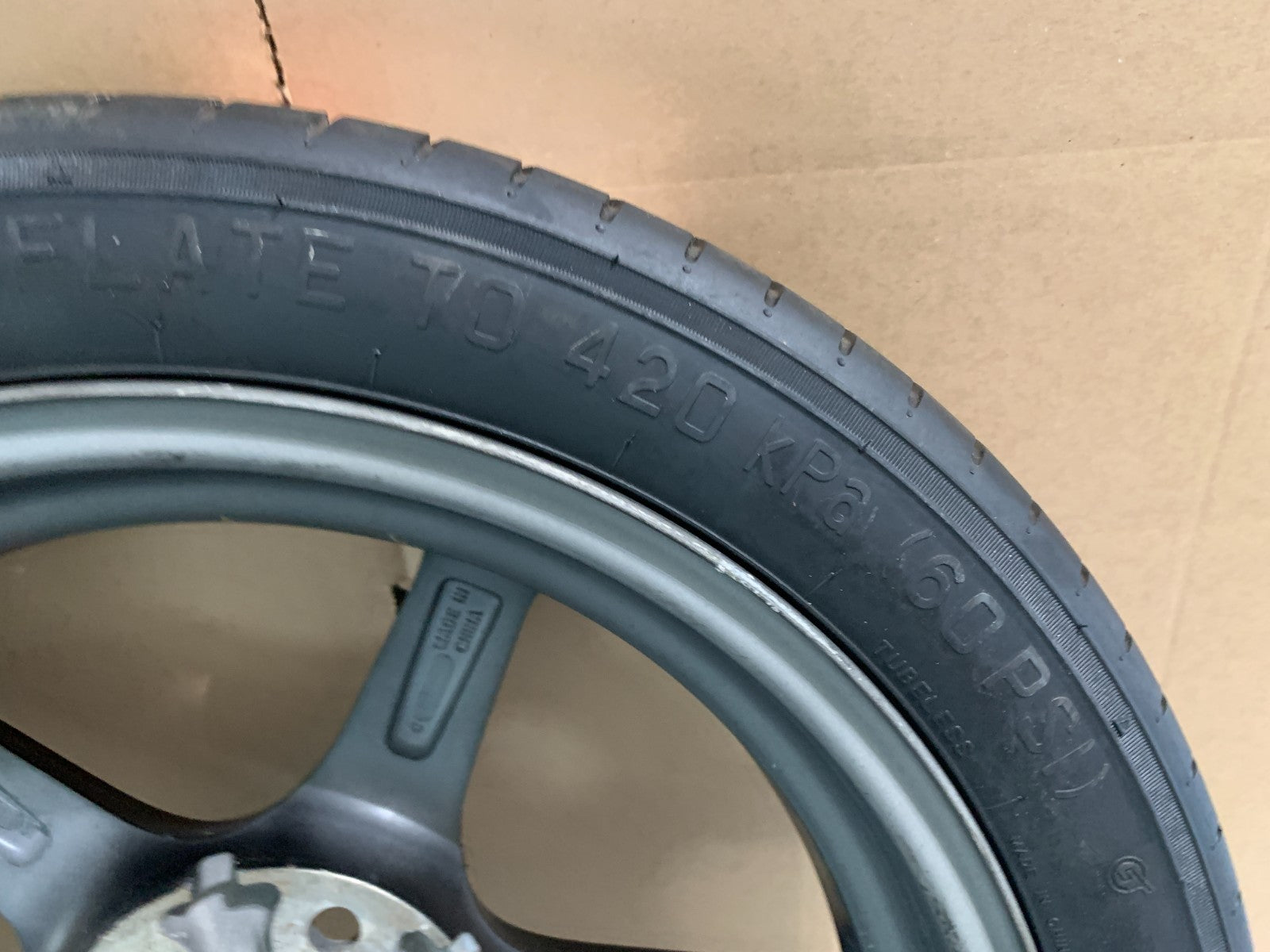 2008-2014 Cadillac CTS Spare Tire 18" Compact Emergency Spare T135/70R18