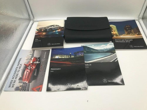 2016 Mercedes-Benz CLA-Class Owners Manual Set with Case OEM R01B07005