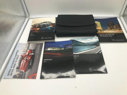2016 Mercedes-Benz CLA-Class Owners Manual Set with Case OEM R01B07005
