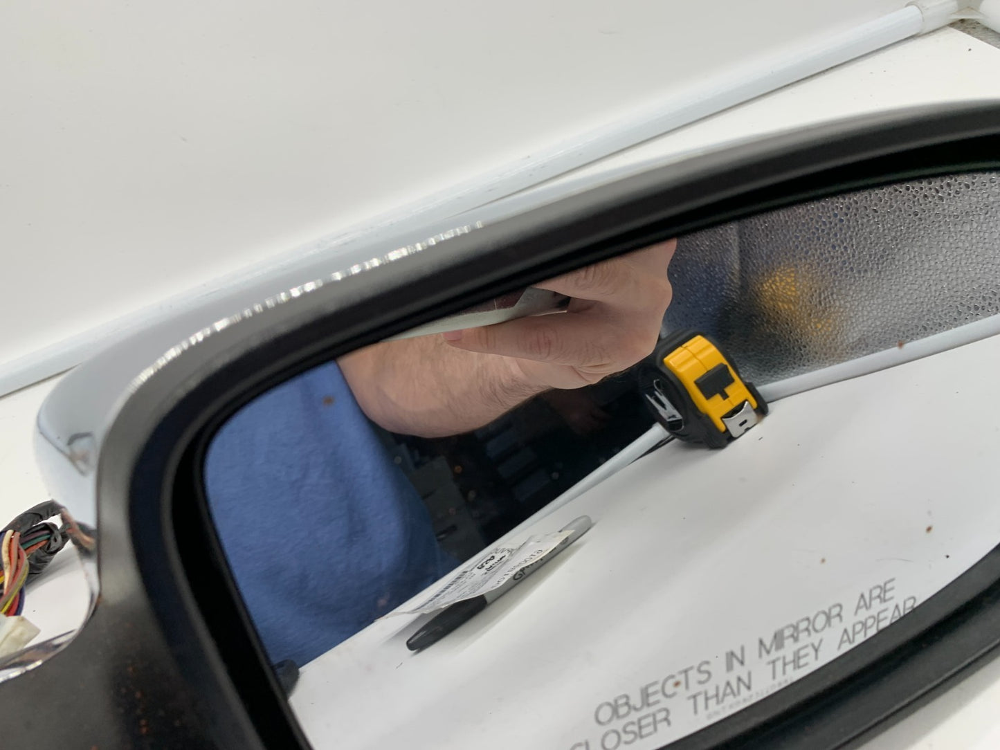 2011-2014 Chrysler 300 Passenger Side View Power Door Mirror Chrome BSA OEM