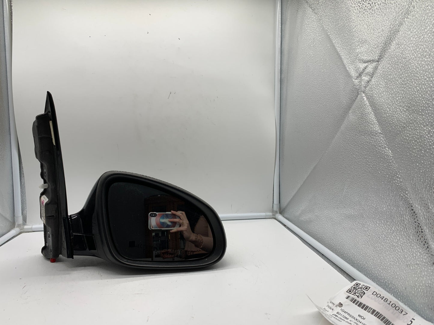 2013-2017 Nissan Verano Passenger Side Power Door Mirror Black BSA OEM D04B10037