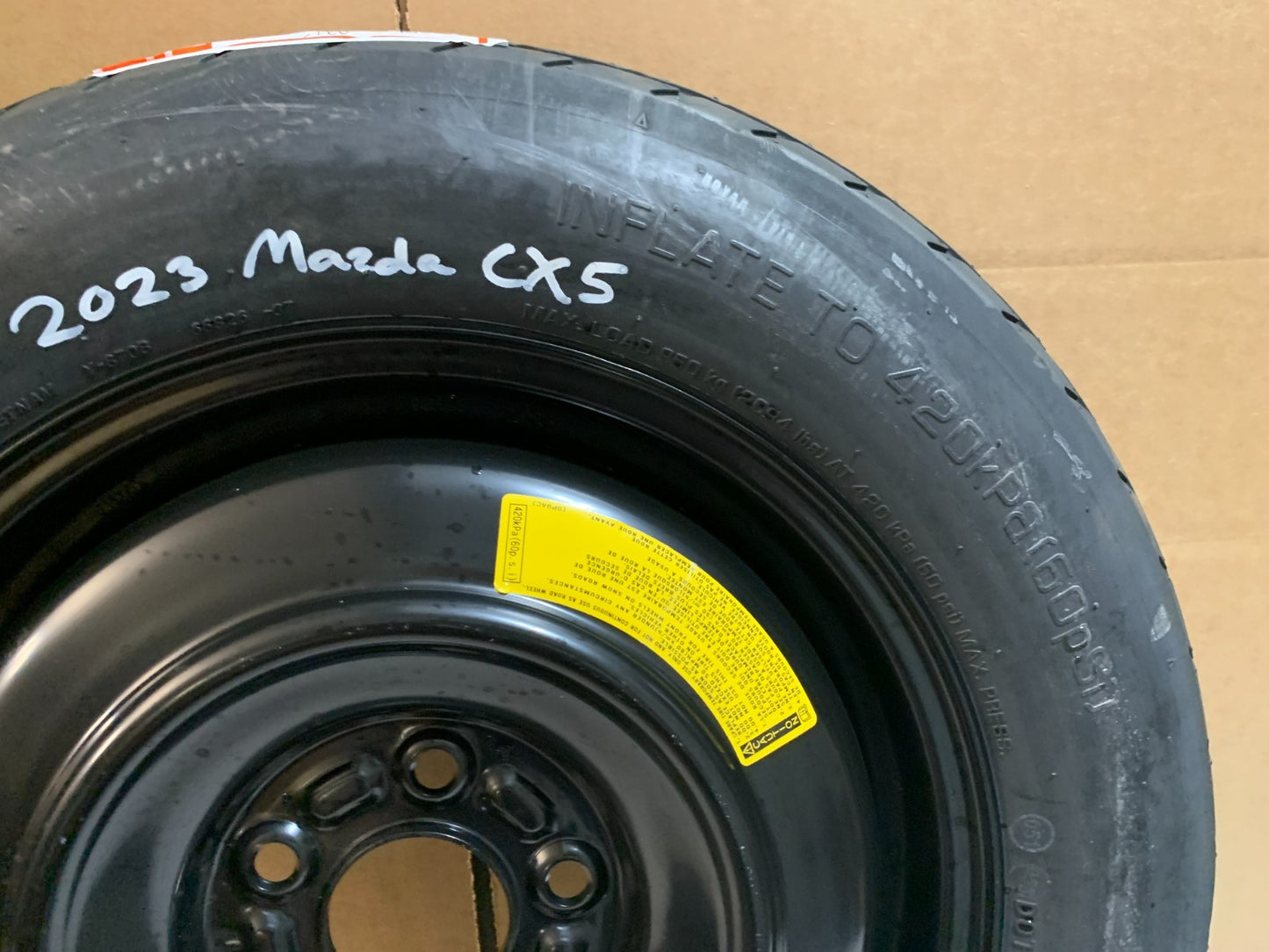 2018-2023 Mazda CX5 CX-5 16" Spare Tire Wheel Compact Donut T145/90D16 OEM