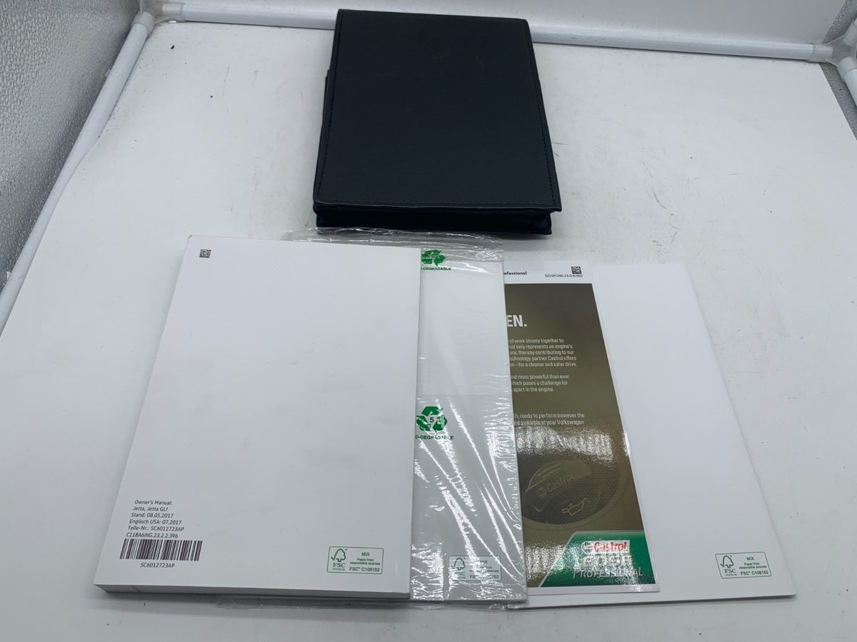 2018 Volkswagen Jetta GLI Owners Manual Set with Case OEM R01B15002
