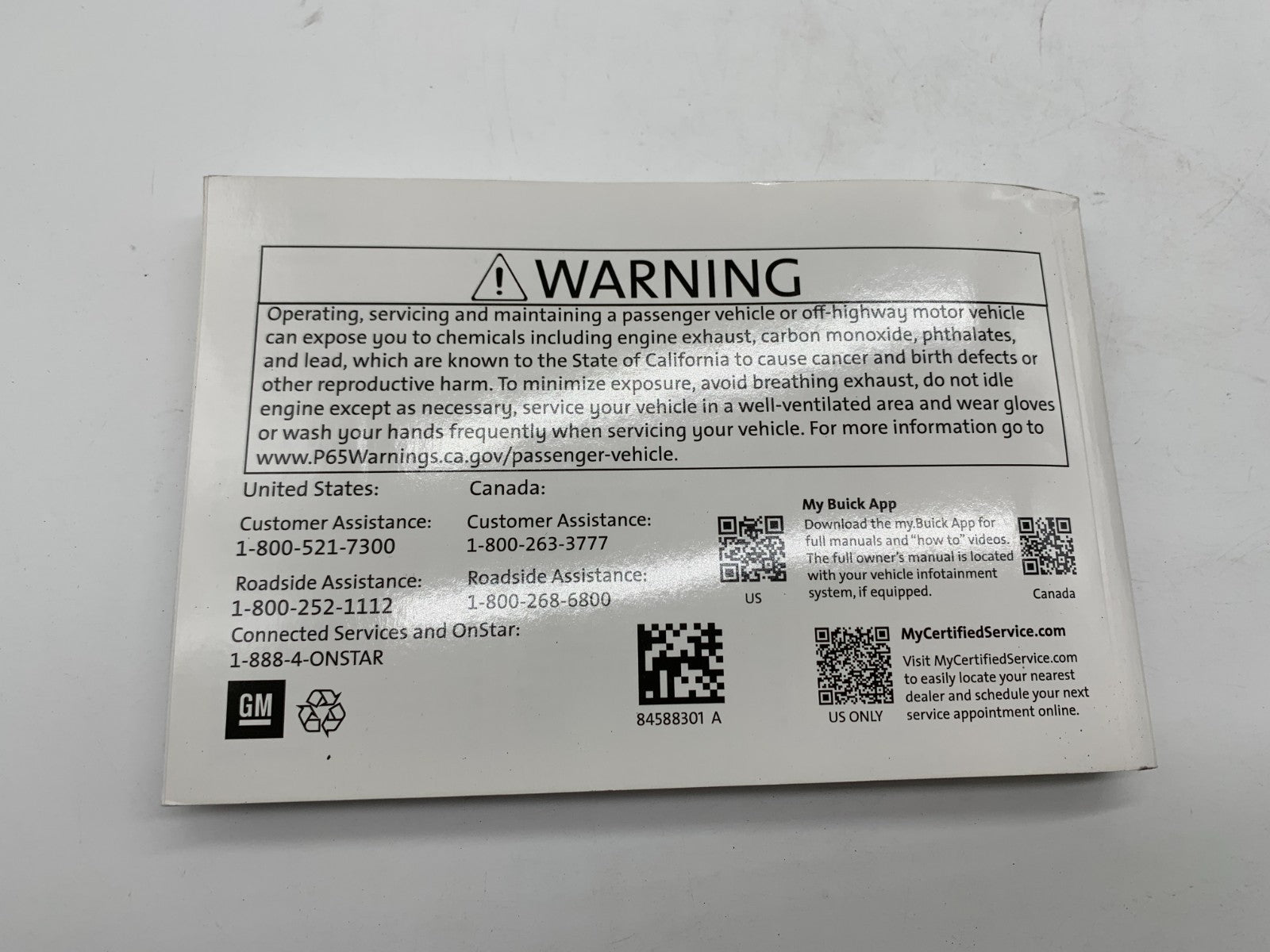 2021 Buick Encore Owners Manual Set with Case OEM C03B62011