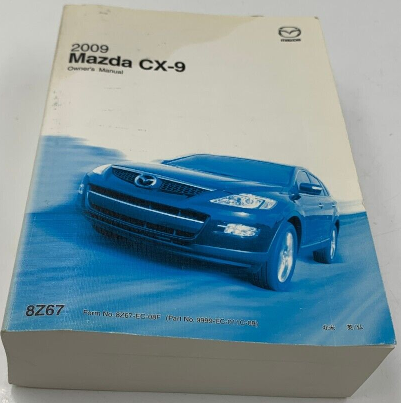 2009 Mazda CX-9 CX9 Owners Manual OEM A02B31026
