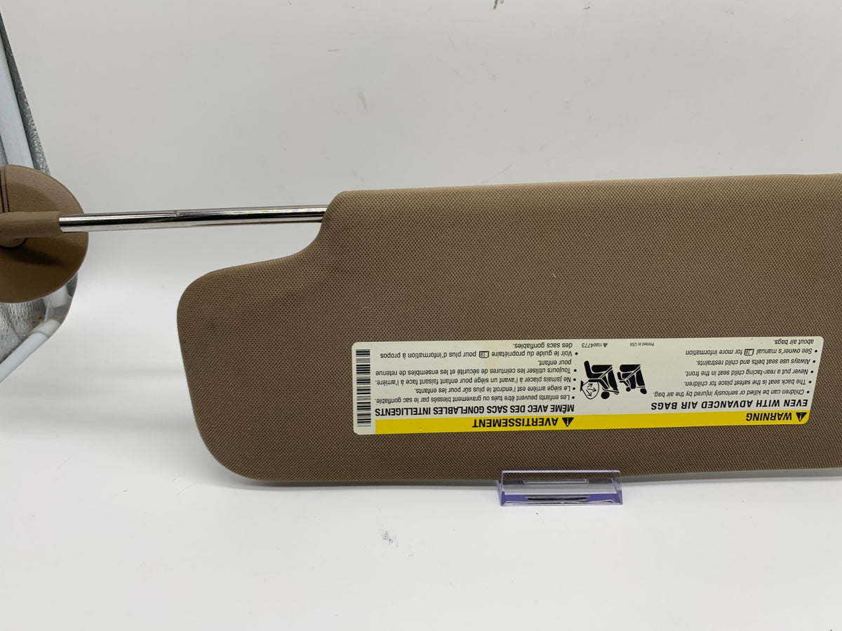 2004-2012 Chevrolet Malibu Passenger Sun Visor Brown OEM B01B13033