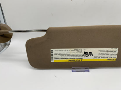2004-2012 Chevrolet Malibu Passenger Sun Visor Brown OEM B01B13033