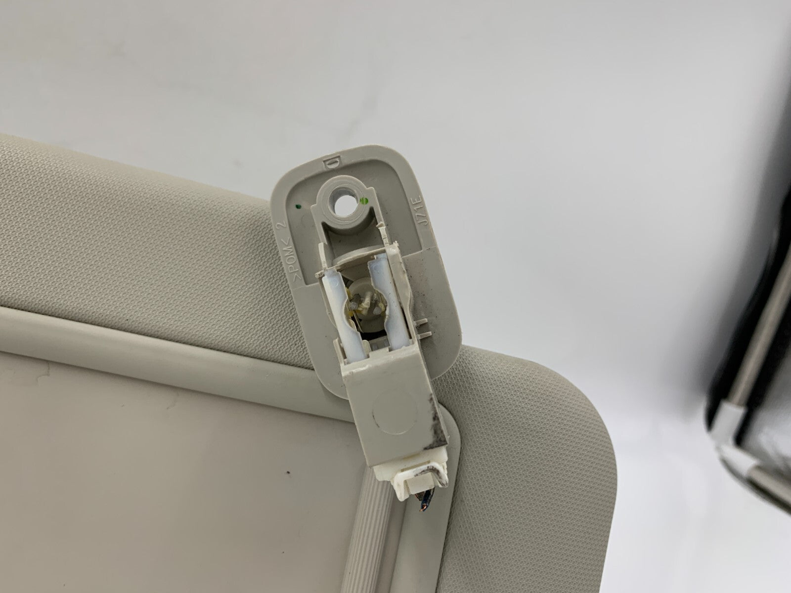 2014-2018 Mazda 6 Passenger Sun Visor Gray Illumination OEM E02B22058