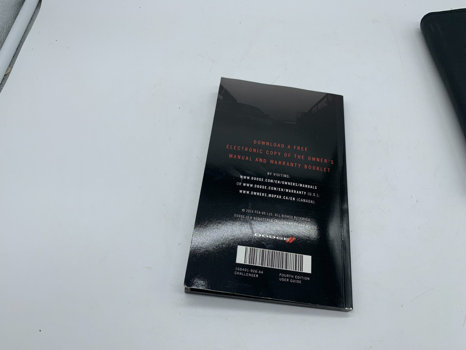 2016 Dodge Challenger Owners Manual User Guide Set with Case OEM