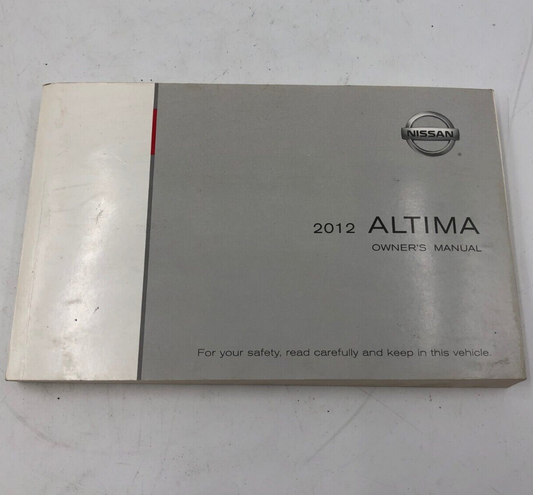 2012 Nissan Altima Owners Manual OEM D02B65009