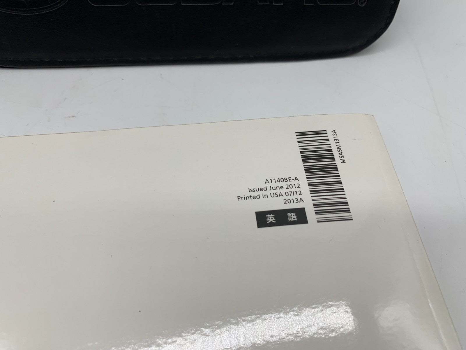 2013 Subaru Impreza Owners Manual Set with Case OEM A02B54013