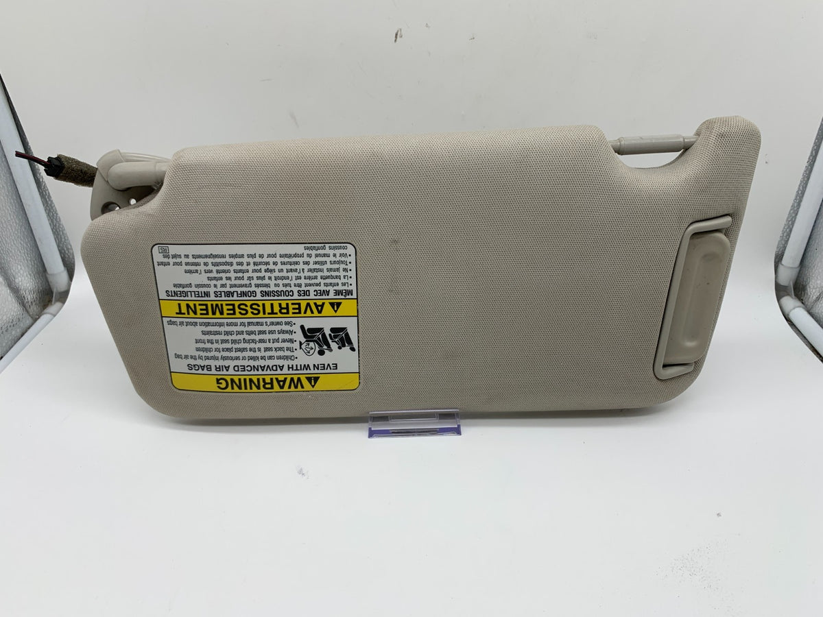 2010-2014 Subaru Legacy Passenger Sun Visor Gray Illuminated OEM A02B07020