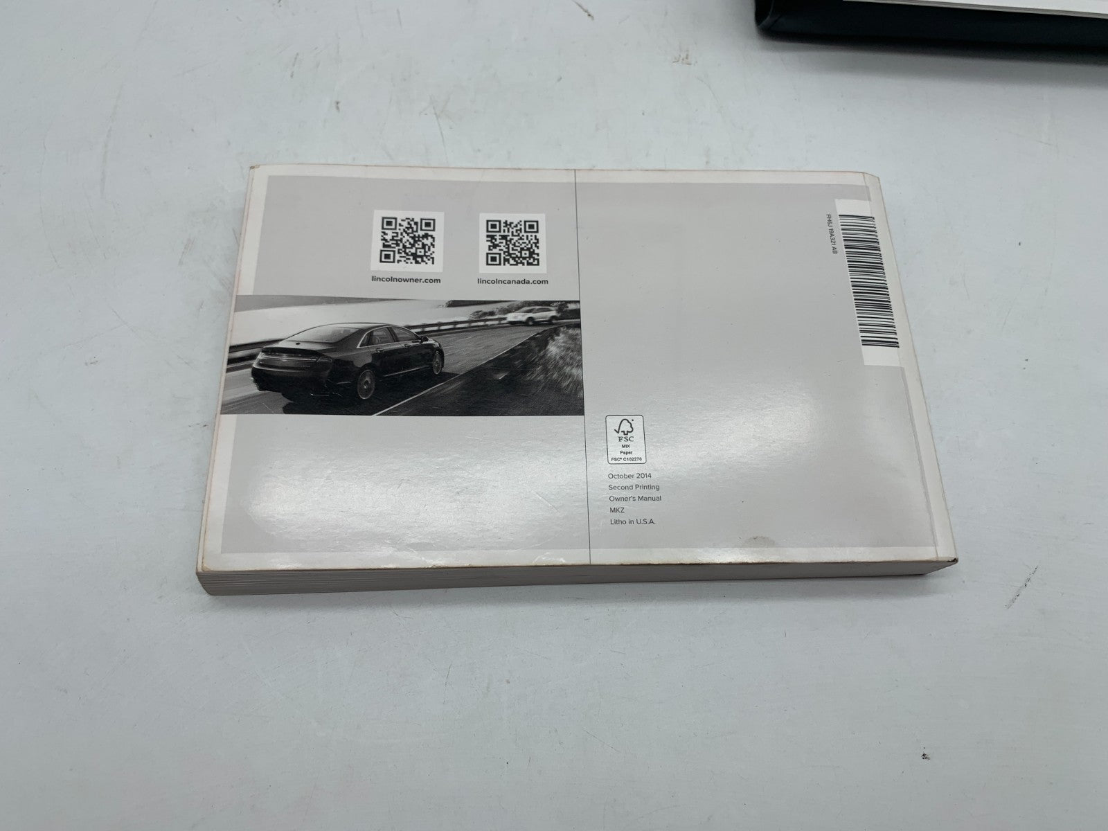 2015 Lincoln MKZ Owners Manual Set with Case OEM D03B21006