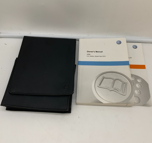 2015 Volkswagen Jetta Owners Manual Set with Case OEM A03B42005
