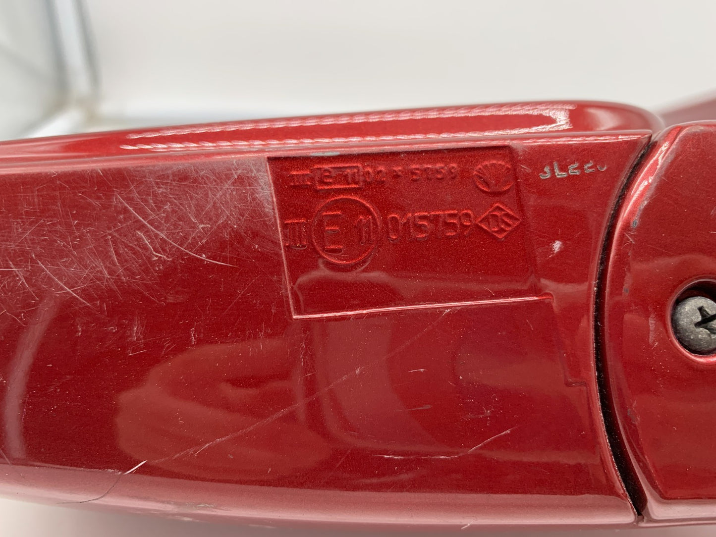 2004-2006 Chevrolet Epica Driver Side View Power Door Mirror Red OEM B04B51005