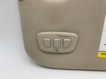 2017-2020 Lincoln Continental Driver Sun Visor Beige Illuminated OEM D03B33042