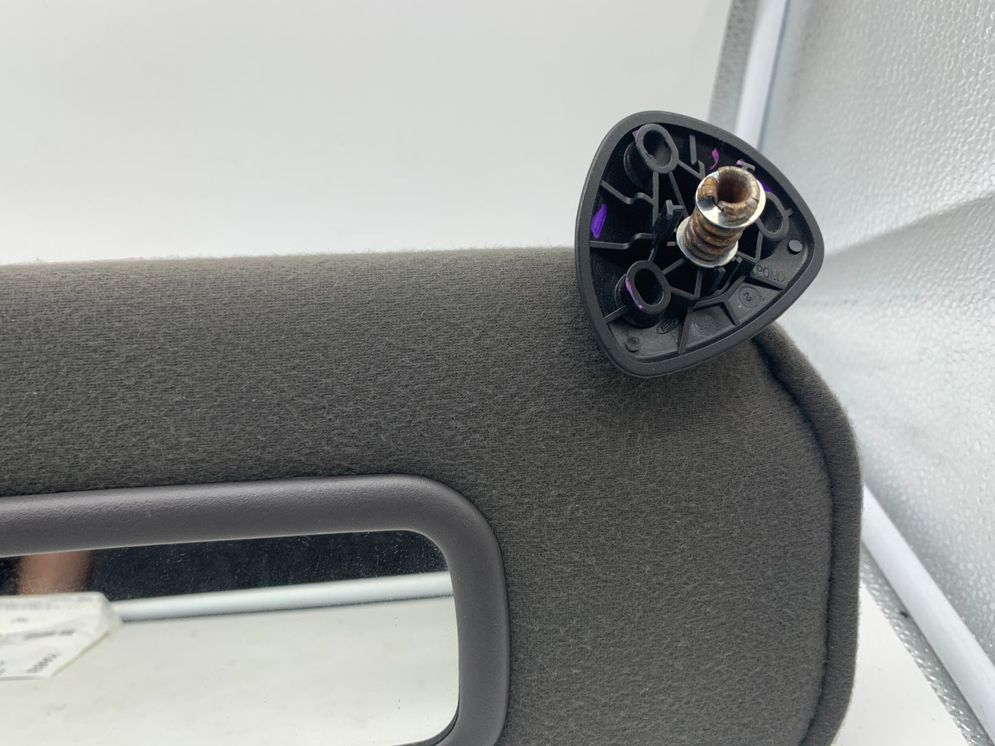 2001-2005 Ford Explorer Passenger Sun Visor Gray OEM A03B12001