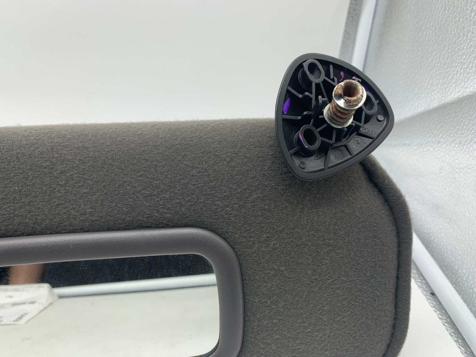 2001-2005 Ford Explorer Passenger Sun Visor Gray OEM A03B12001