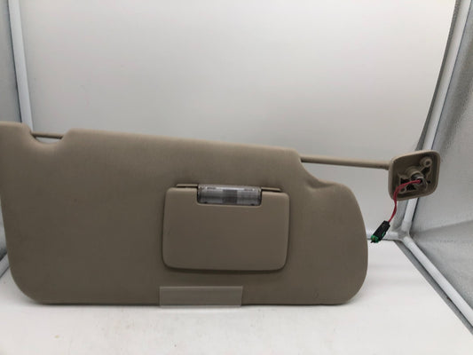 2009-2012 Ford Flex Passenger Sun Visor Tan Illuminated OEM A01B20022