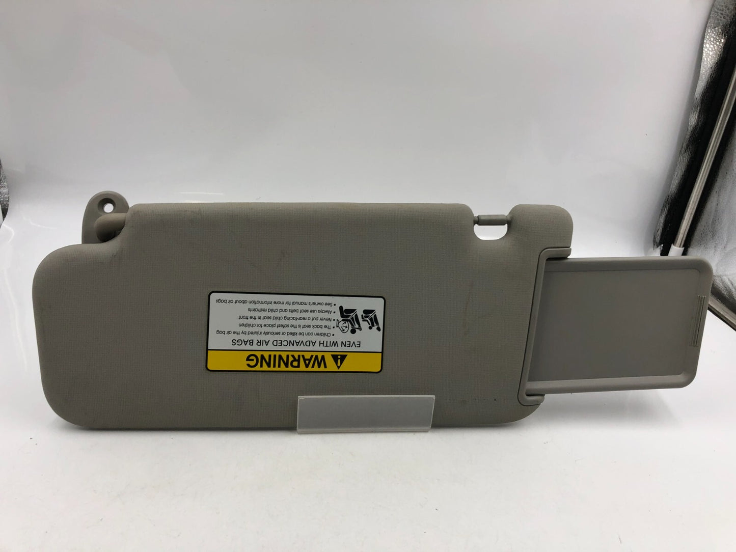2010-2013 Kia Forte Passenger Sun Visor Gray OEM A04B04033