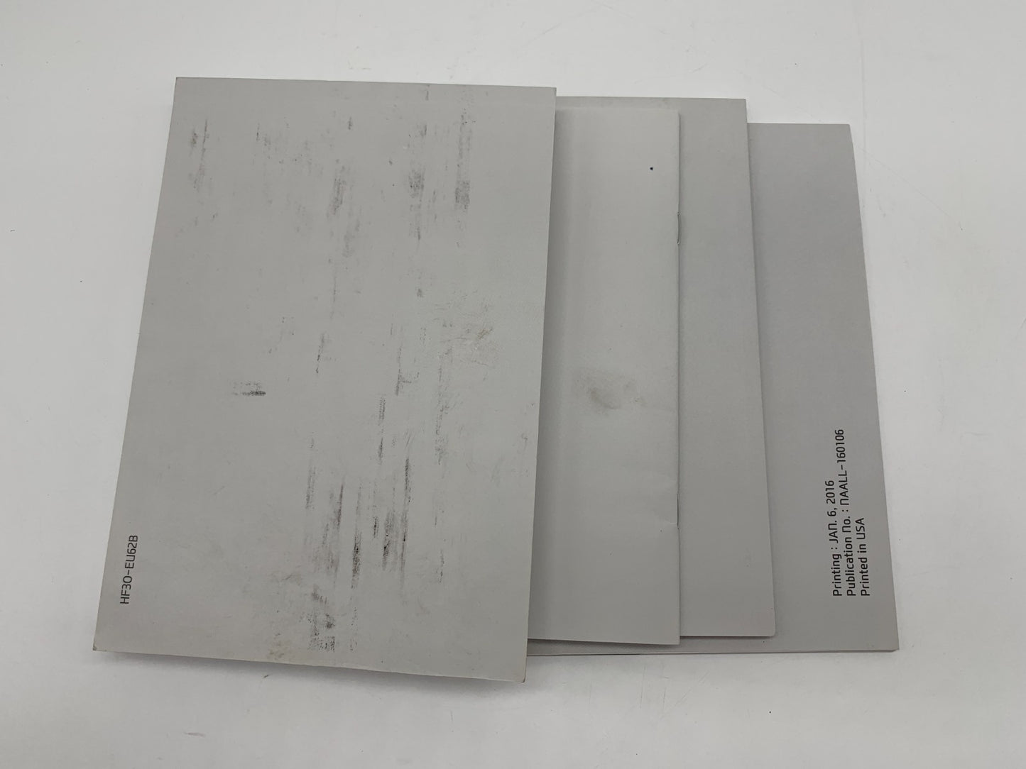 2017 Hyundai Elantra Owners Manual Set OEM D01B22010