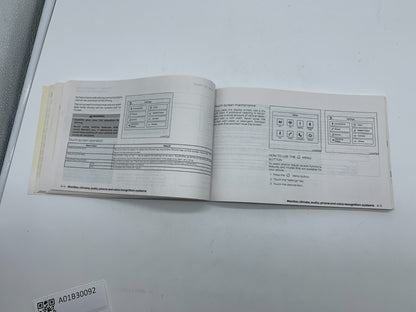 2019 Nissan Versa Sedan Owners Manual Set OEM C01B50026